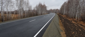 Завершен капремонт участка дороги между Рождественкой и Мордвиновкой